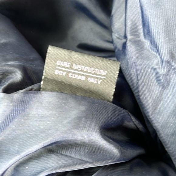 Vintage J. Gallery Wool Peacoat Navy Blue 13/14 - Picture 7 of 8